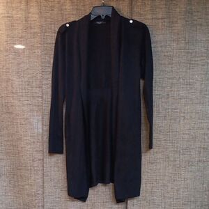 White House Black Market Elegant Black Cardigan